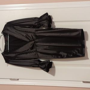 Fiestar Nordstrom Black Long Sleeve Dress Size M.